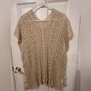 Beach, cover-up.  Light-weight & airy; great to wear over bathing-suit.  Size S.